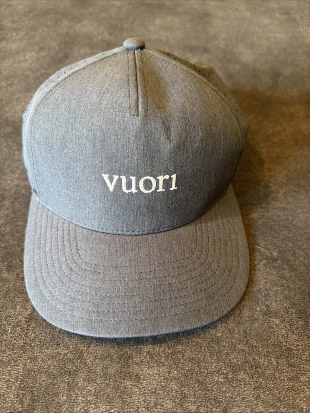 NWT VUORI Water Tech Hat Dark Blue SnapBack Cap Unisex